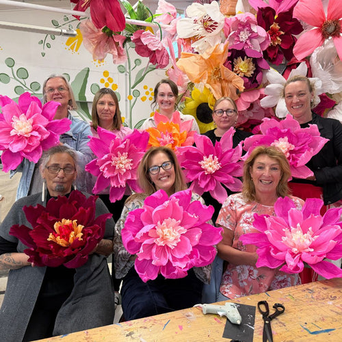 Giant Crepe Wallflowers