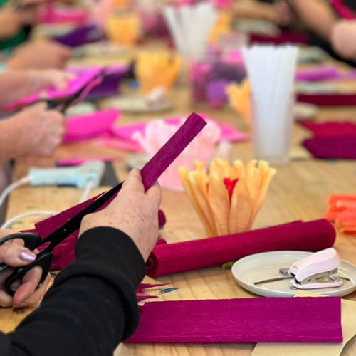 Giant Crepe Wallflowers