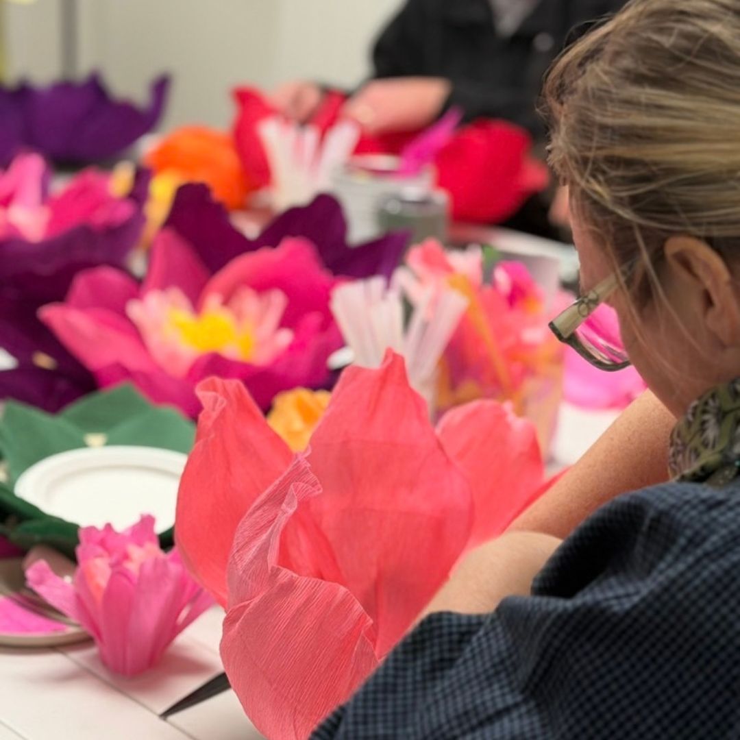 Giant Crepe Wallflowers