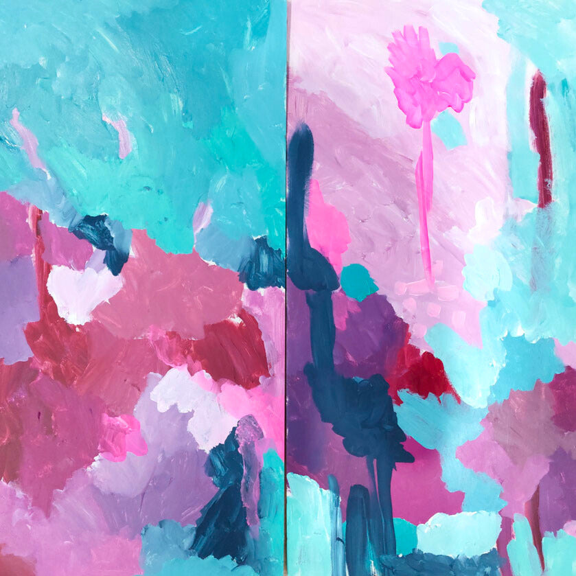 Mindful Abstract Painting