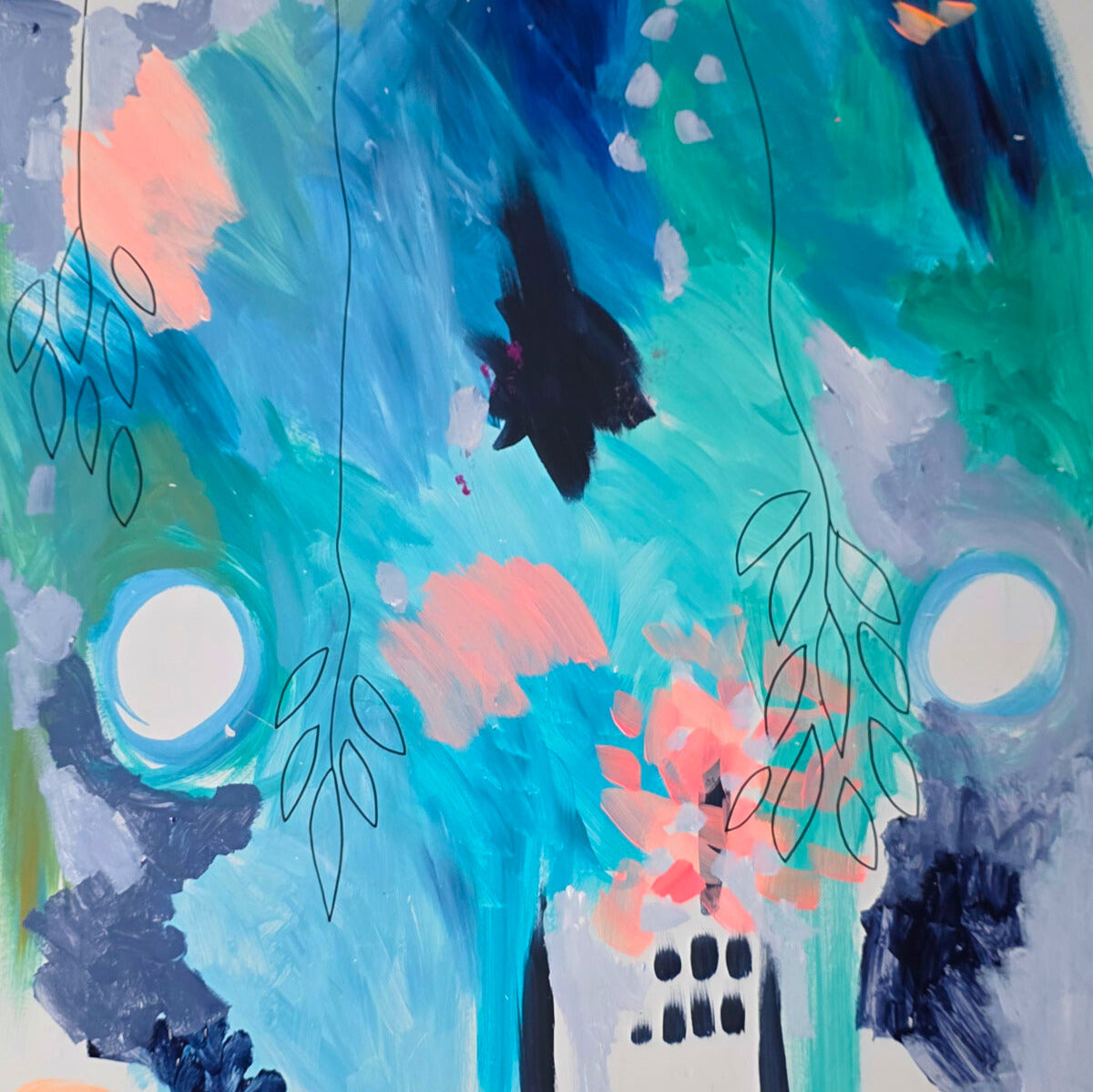 Mindful Abstract Painting