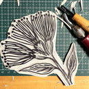 Lino-Print Christmas Cards